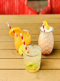 Close-up of drink on table