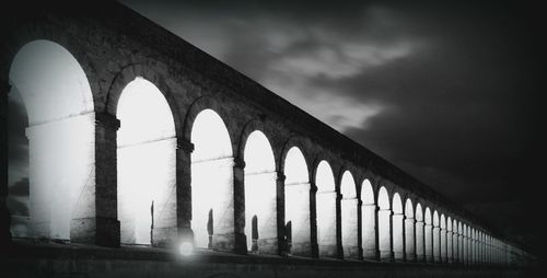 Low angle view of columns