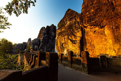 Panoramic view of castle against sky