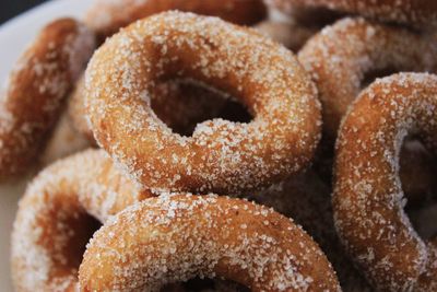 Full frame shot of donuts