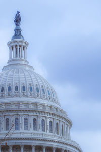 Low angle view of historical building against sky