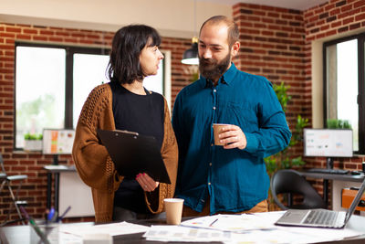 Business people working at office