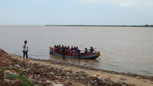 Boat in sea