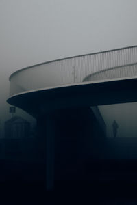 Low angle view of building against clear sky