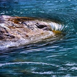 View of waves in sea