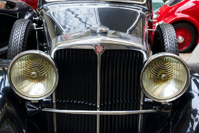 Close-up of vintage car