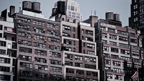 Low angle view of modern building