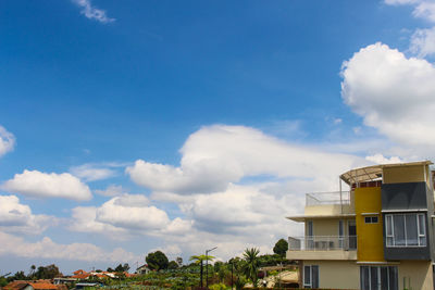 Low angle view of building against sky