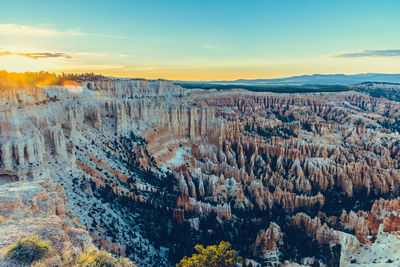 Panoramic view of landscape against sky