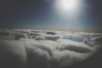 Low angle view of clouds in sky