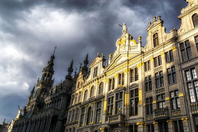 Low angle view of historical building against sky