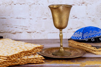 Close-up of drink on table