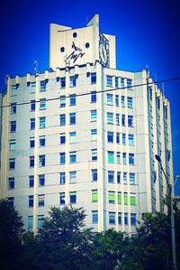 Low angle view of modern building