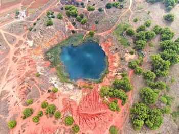 Aerial view of landscape