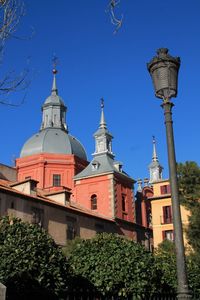 High section of church against clear sky