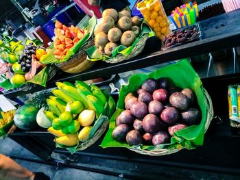 Fruits for sale in market