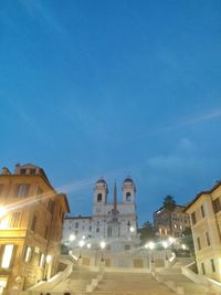 Low angle view of church