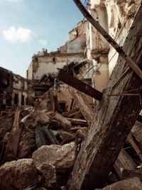 Old ruin of building