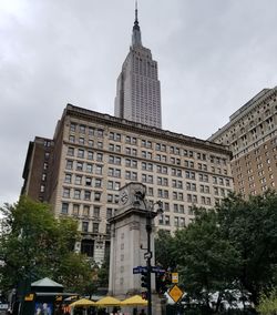 Low angle view of a city