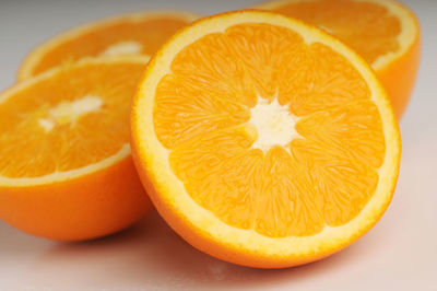 Close-up of orange slices