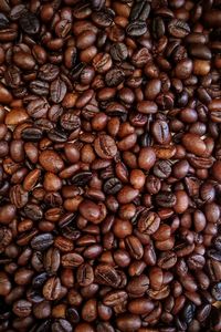 Full frame shot of coffee beans