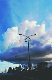 Low angle view of cloudy sky