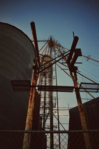 Low angle view of construction site