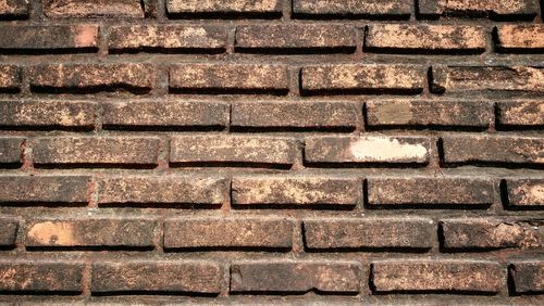 Full frame shot of brick wall