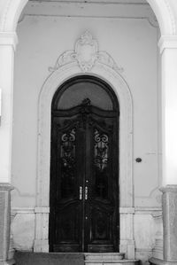 Entrance of building