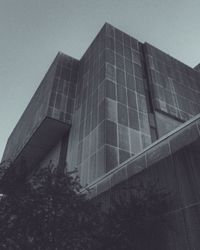 Low angle view of modern building against sky