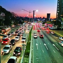 Traffic on road