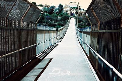 Footbridge over water
