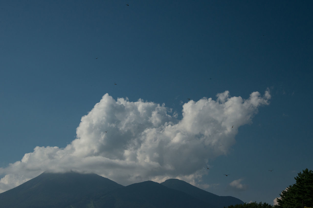 会津の空と磐梯山