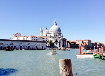 View of buildings at waterfront