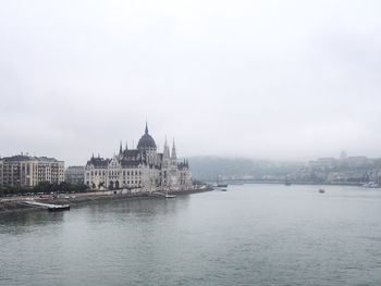 View of buildings at waterfront