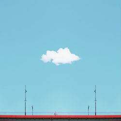 Low angle view of smoke stack against sky