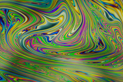 Full frame shot of multi colored water
