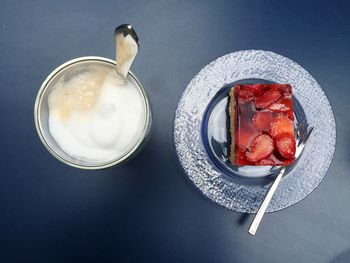 Close-up of sweet food on plate