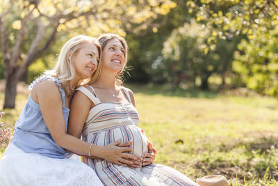 Portrait of a smiling young woman