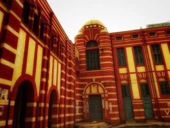 Low angle view of building against sky