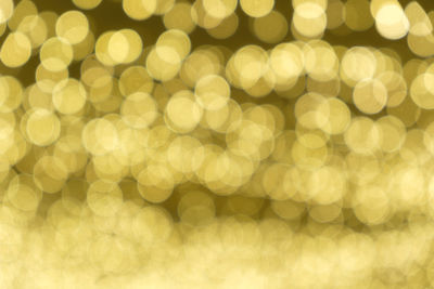 Defocused image of illuminated lights