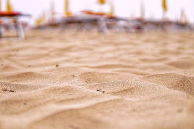 Close-up of sand on beach