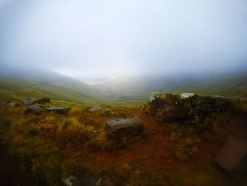 Scenic view of landscape against sky