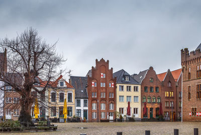 Residential buildings against sky