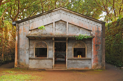 Entrance of old building