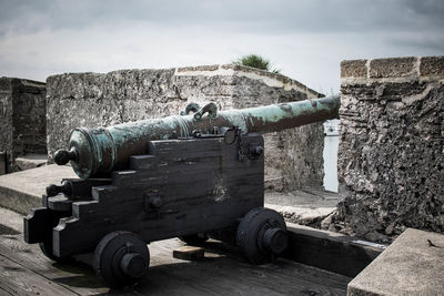 View of old fort against the sky