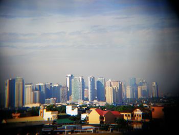 City skyline against sky