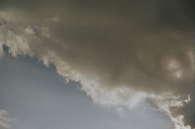 Low angle view of clouds in sky