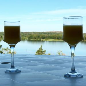 Close-up of drink on table