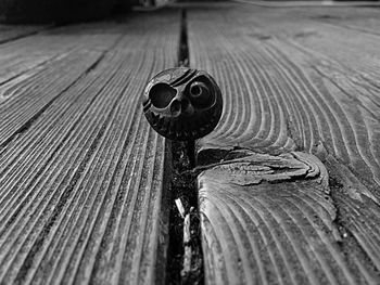 Close-up of wooden door